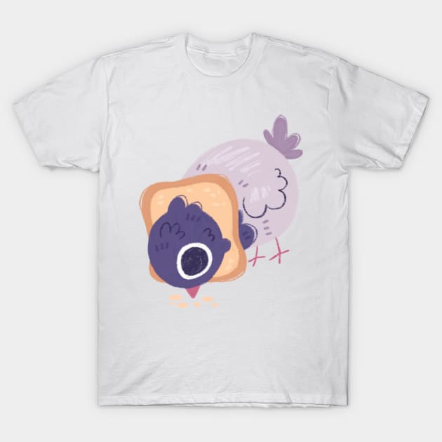 Bread Pigeon T-Shirt by Niamh Smith Illustrations